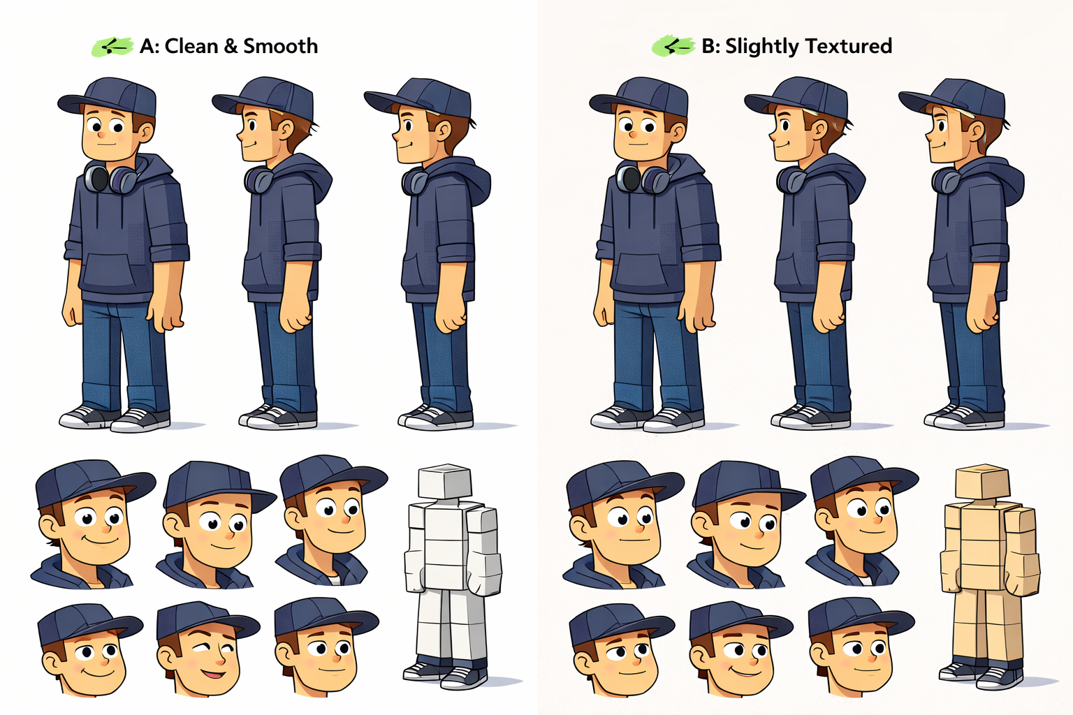 Character structure sheet